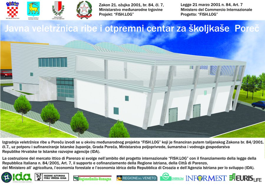 Objavljen natječaj za dovršetak radova na porečkoj veletržnici 