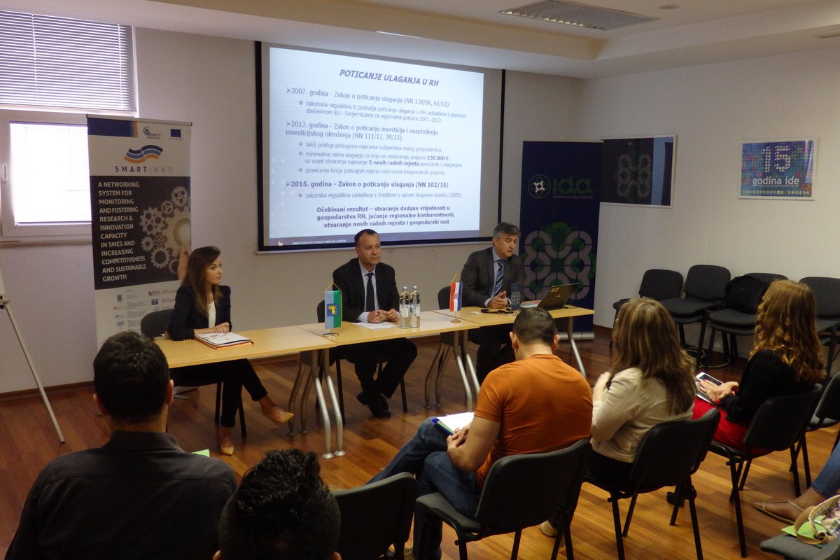 U IDA-i održana prezentacija „Novi zakonodavni okvir za poticanje ulaganja u RH”