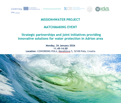 Poziv na edukaciju, umrežavanje i povezivanje s poduzetnicima u sklopu projekta  MISSION4WATER