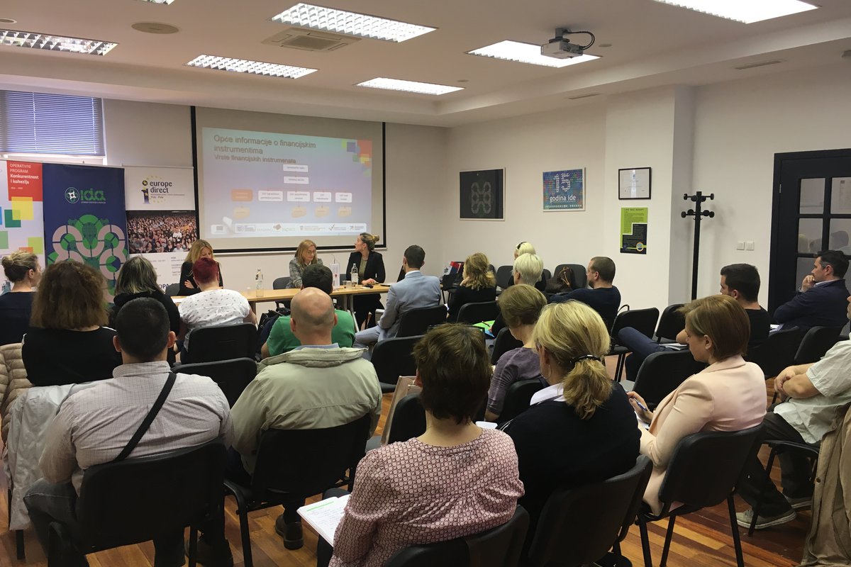 U IDA-i održana edukacija "ESIF jamstva i ESIF program za rast i razvoj"