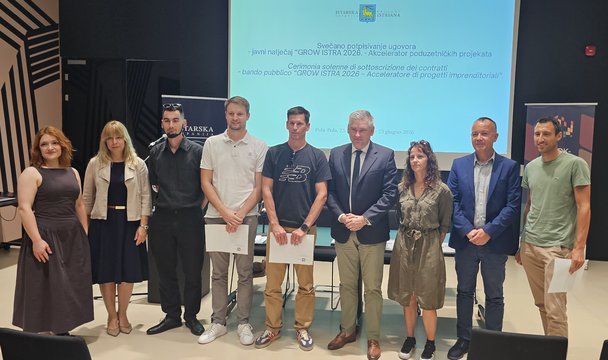 Potpisani ugovori s deset odabranih sudionika akceleratorskog programa Grow Istra 2026