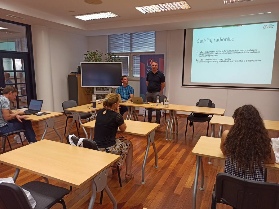U PROSTORIJAMA IDA-e ODRŽANA RADIONICA NA TEMU 'IP PRAVA I GLOBALNO TRŽIŠTE' U SKLOPU PROJEKTA COWORKING PULA