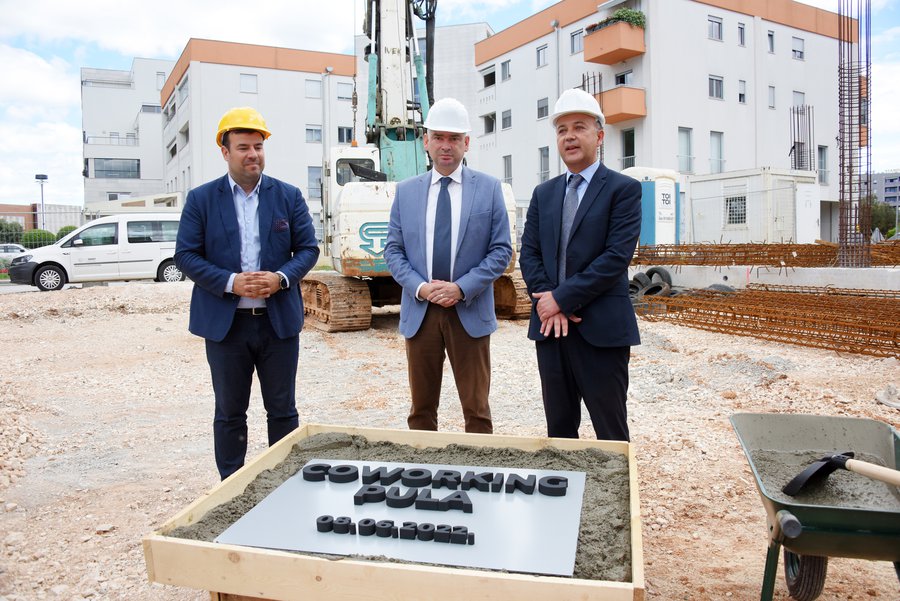 Položen kamen temeljac za izgradnju poduzetničkog centra COWORKING PULA