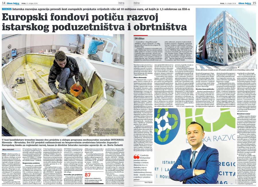 Europski projekti potiču razvoj istarskog poduzetništva i obrtništva
