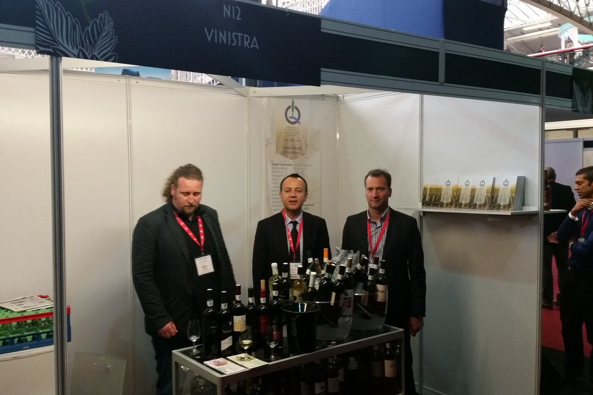 Istarska razvojna agencija, Vinistra i IQ vina na 35. London Wine Fairu