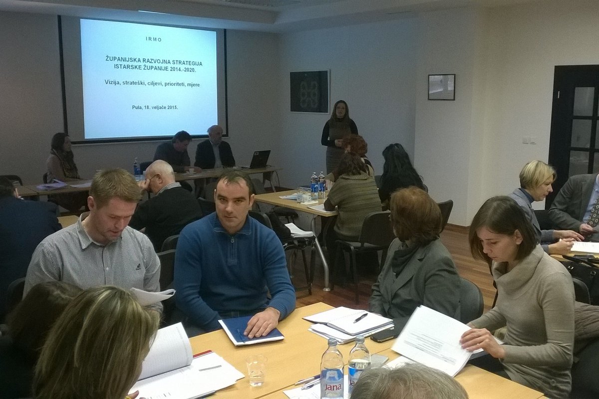 Peti sastanak Radne grupe za izradu Županijske razvojne strategije Istarske županije 2015.- 2020.