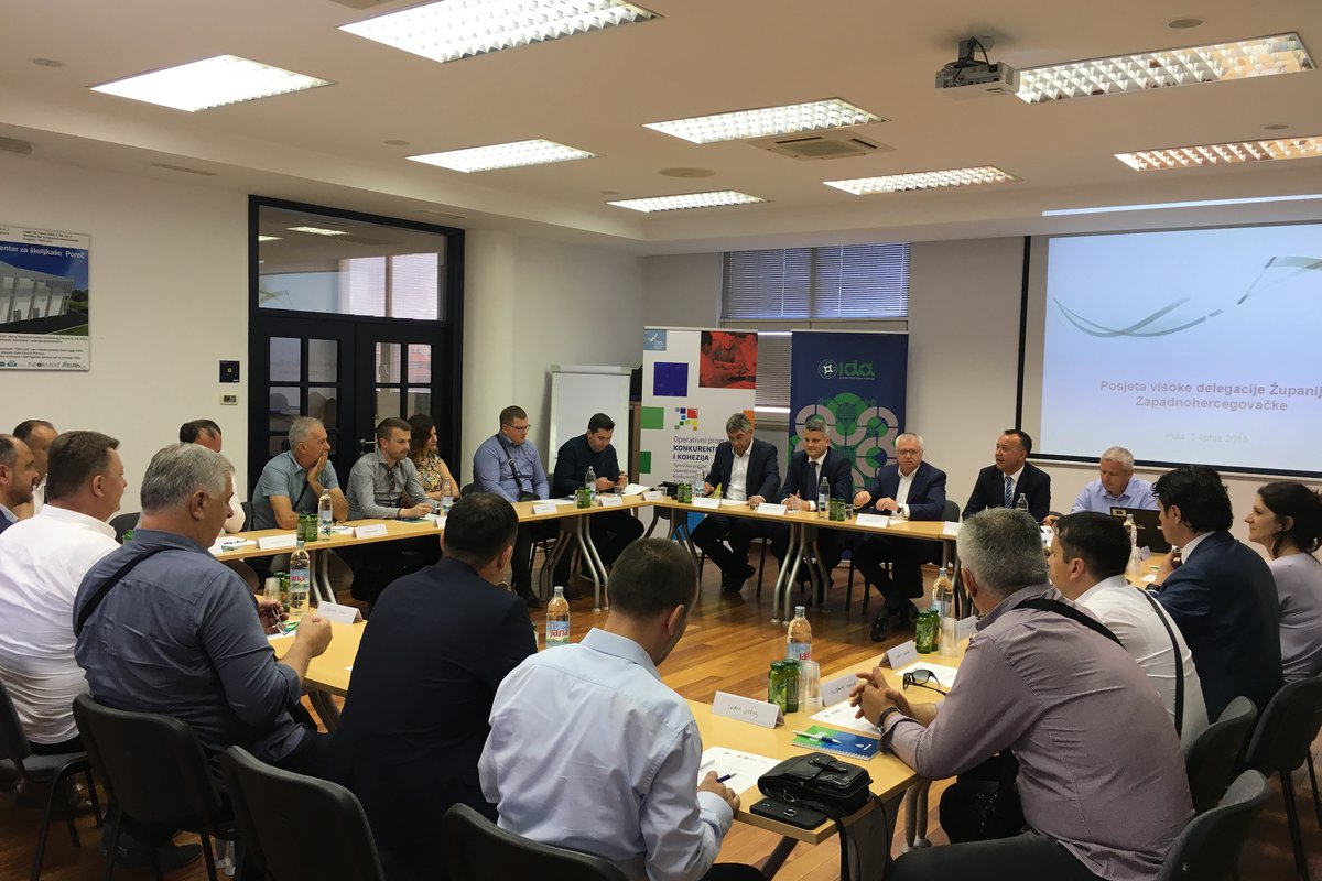  Visoka delegacija Županije Zapadnohercegovačke u posjeti Istarskoj županiji