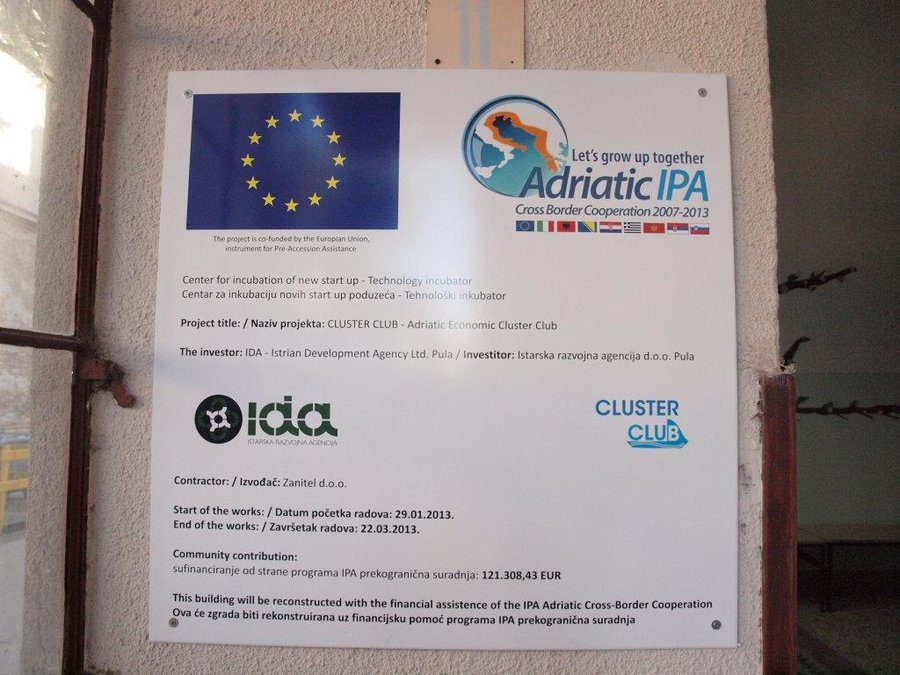 Otvoreni radovi na Tehnološkom inkubatoru u Puli