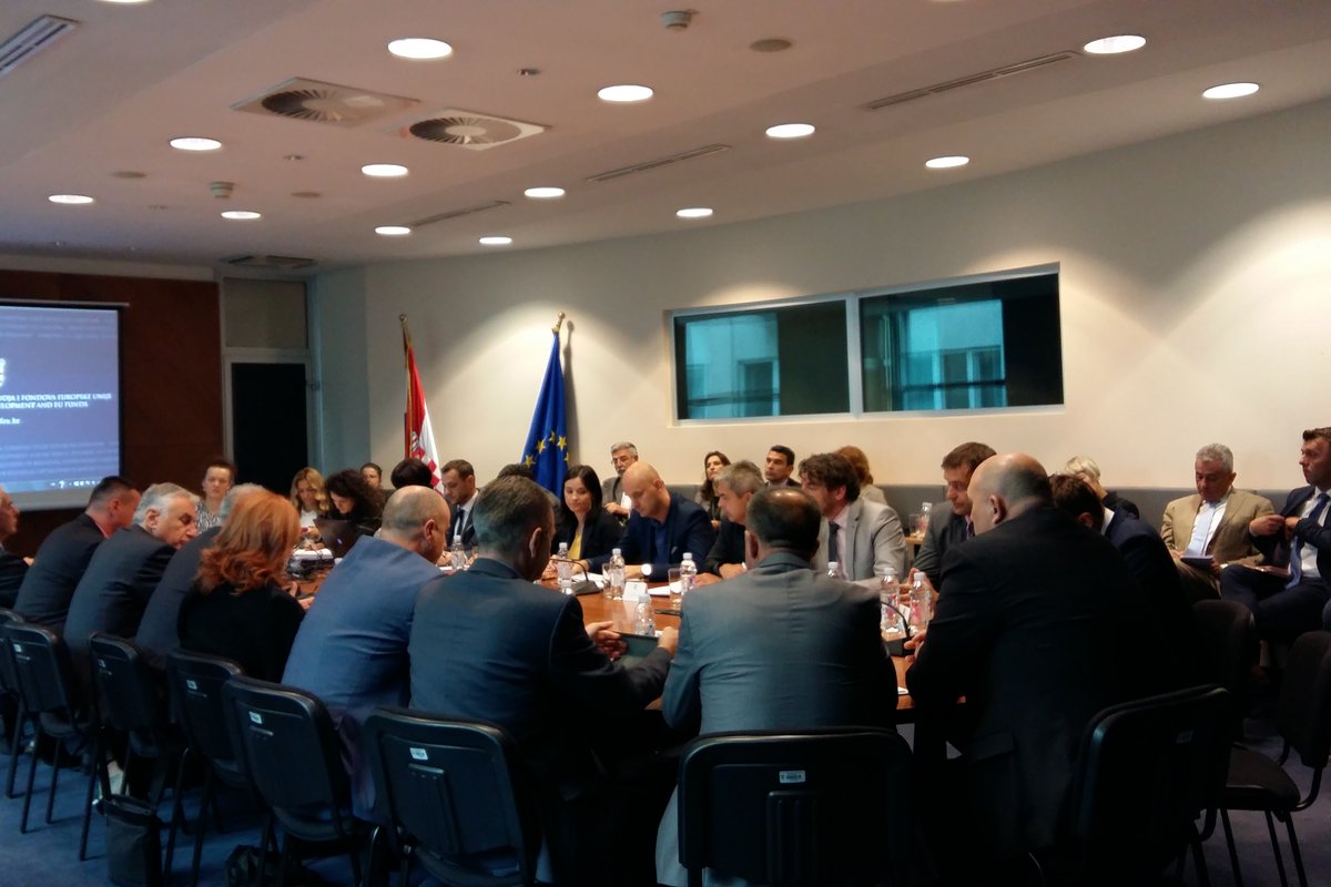 IDA na  četvrtom redovnom mjesečnom sastanku ministra Tolušića sa županima i regionalnim koordinatorima