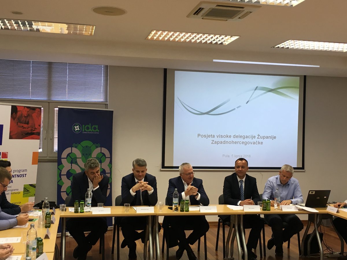  Visoka delegacija Županije Zapadnohercegovačke u posjeti Istarskoj županiji