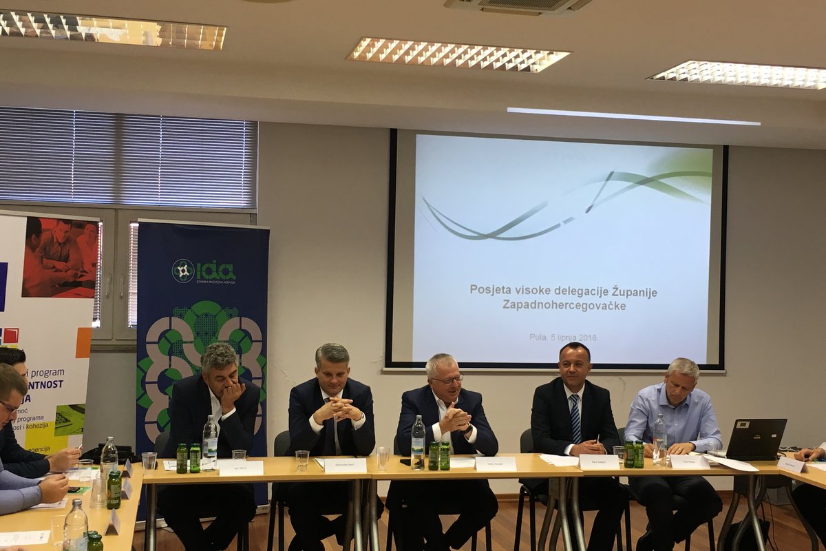 Visoka delegacija Županije Zapadnohercegovačke u posjeti Istarskoj županiji