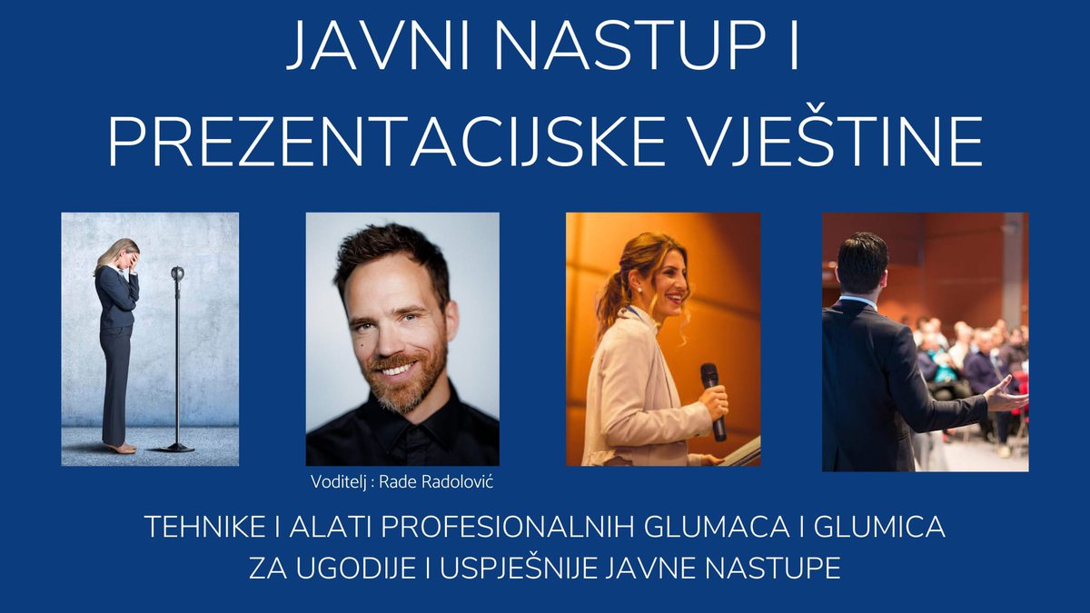 Poziv na radionicu "Javni nastup i prezentacijske vještine"