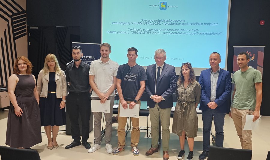Istarska županija i IDA potpisali ugovore s nositeljima deset najbolje ocijenjenih poslovnih ideja