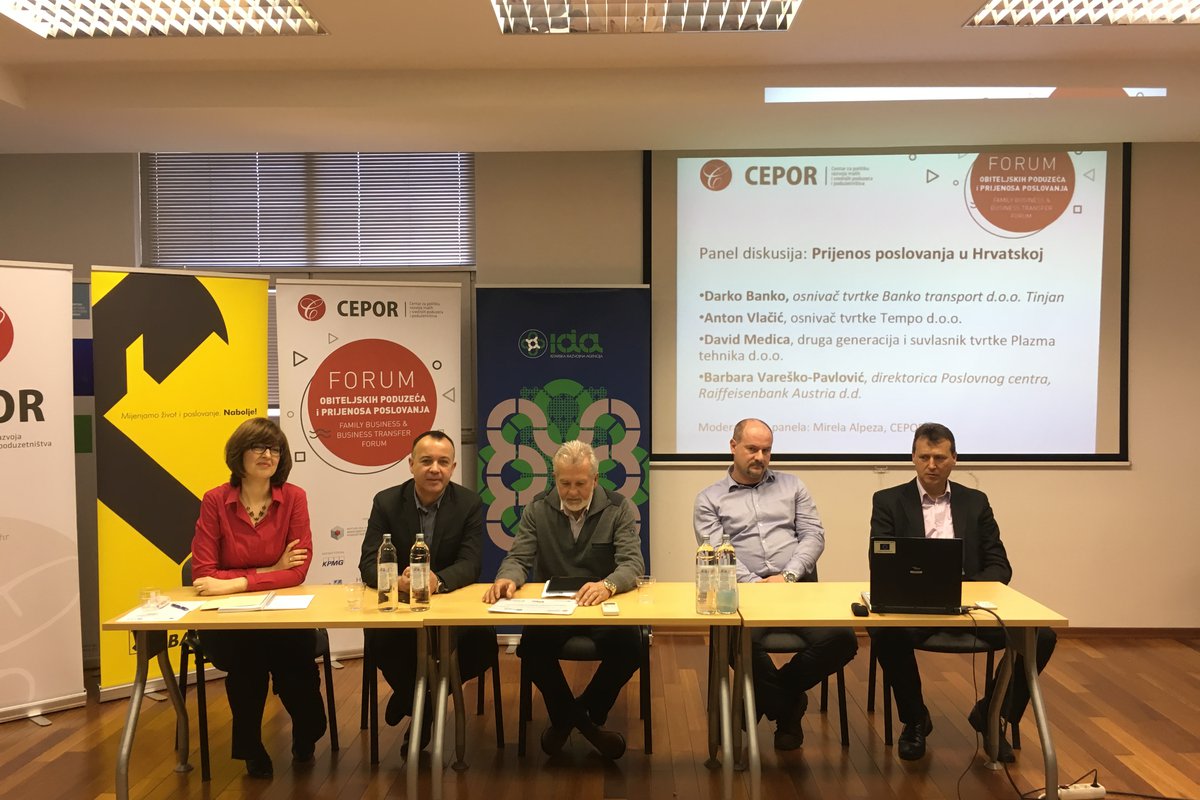 U IDA-i održan Forum na temu obiteljskih poduzeća i prijenosa poslovanja
