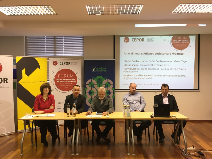 U IDA-i održan Forum na temu obiteljskih poduzeća i prijenosa poslovanja