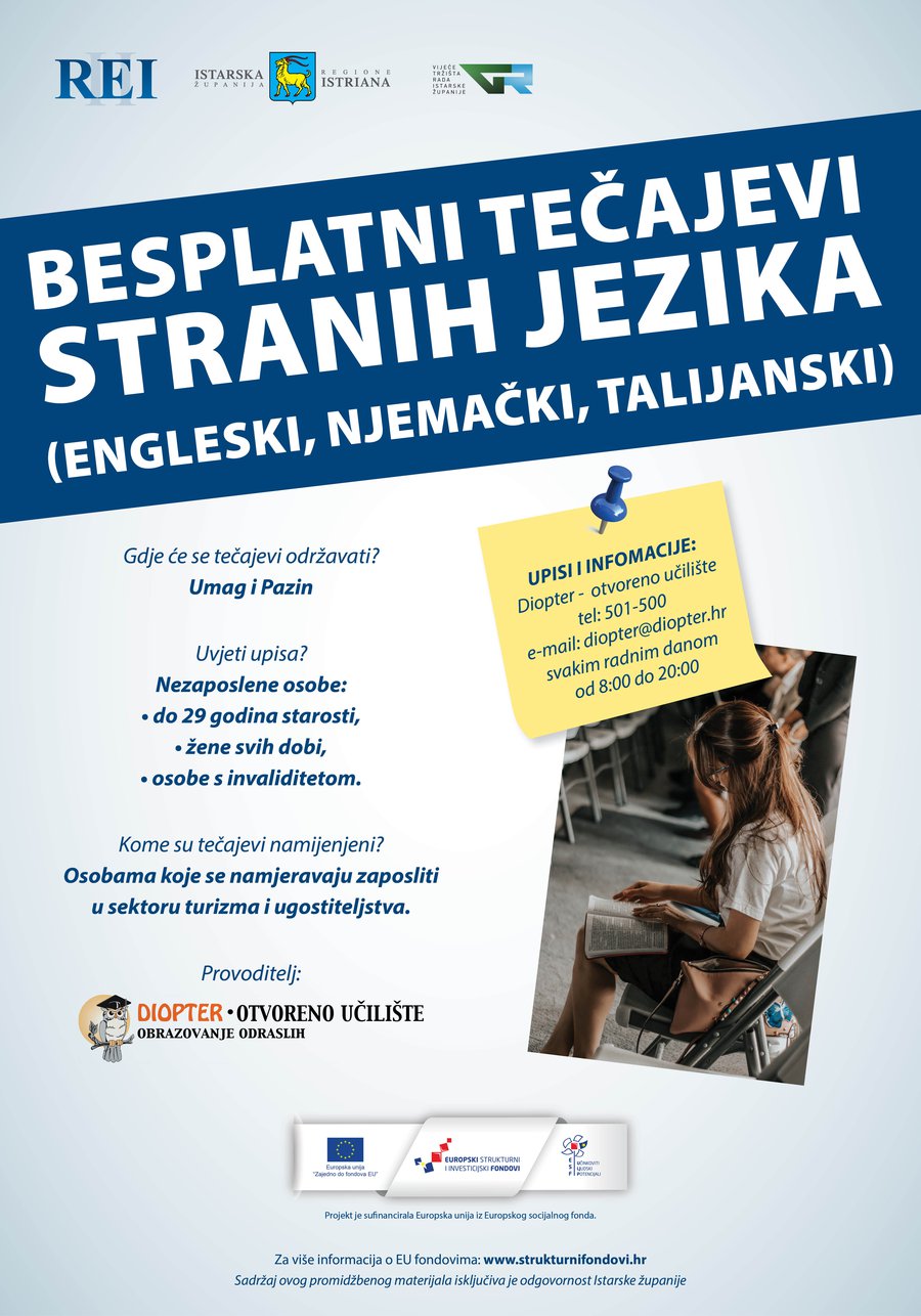 BESPLATNI SPECIJALIZIRANI TEČAJEVI STRANIH JEZIKA