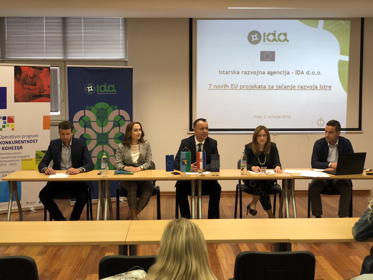 Sedam novih EU projekata IDA-e za jačanje razvoja Istre
