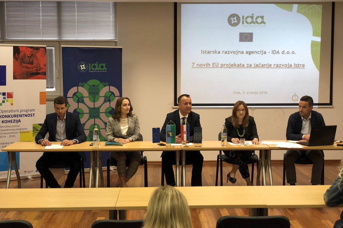 Sedam novih EU projekata IDA-e za jačanje razvoja Istre