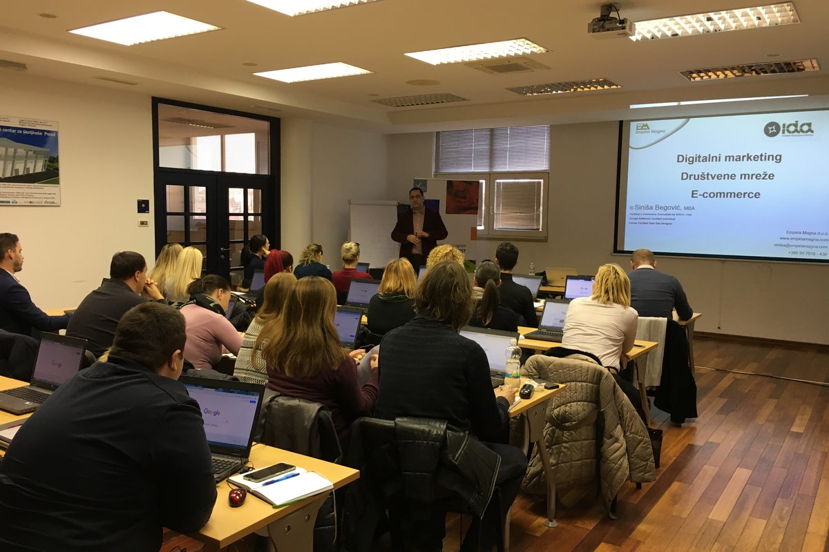 U IDA-i dvodnevni seminar o Digitalnom marketingu i društvenim mrežama