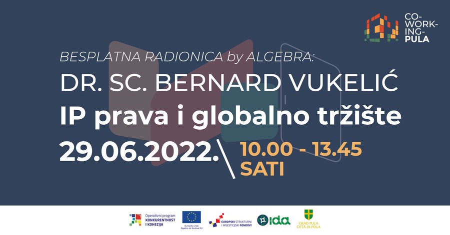 Poziv na besplatnu radionicu 'IP prava i globalno tržište'